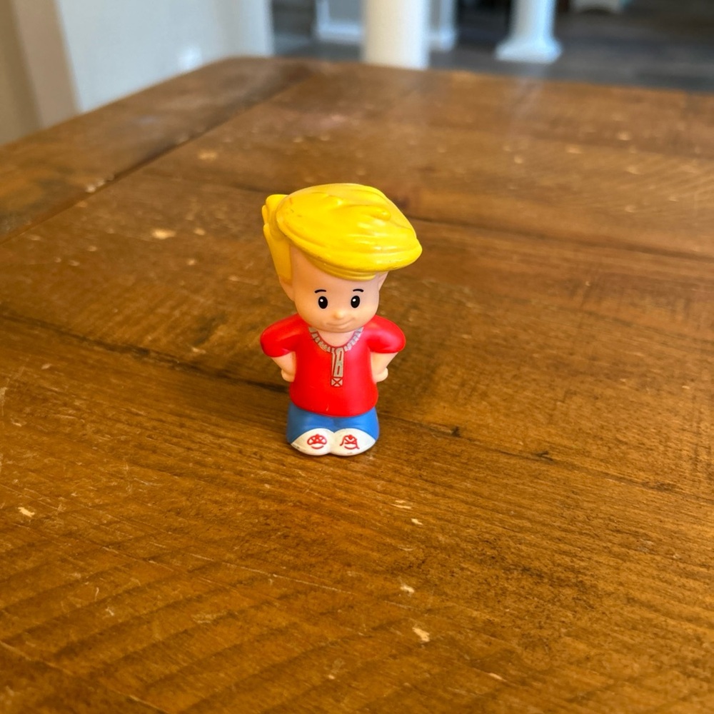 Fisher Price Little People Eddie in red shirt as is